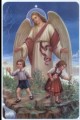 Anioł Stróż - mały obrazek laminowany z Meksyku