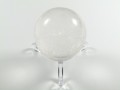 Kula z kryształu górskiego z podstawką, średnica 4,5 cm (usuwanie blokad energetycznych, wzmacnianie intencji)