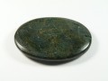Serpentynit zielony - płaski, owalny kamień (rozwój duchowy, medytacja, energia kundalini)