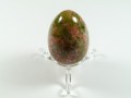 Jajko z unakitu z podstawką, wysokość 5 cm (kamień wizji i wizualizacji)