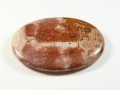 Jaspis obrazkowy - płaski, owalny kamień (energia miejsc mocy, świadomość Ziemi, pomoc dla przedsiębiorców)
