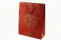 Papierowa torba na prezent z chińskim znakiem bogactwa - wysokość 33 cm