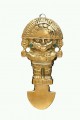 Peruwiański amulet na przyciąganie szczęścia i obfitości dla domu oraz dla ochrony - figurka Boga Inków Tumi - wysokość 16 cm