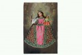 Virgen de la Asunción (Matka Boska Wniebowzięta) - obrazek olejny (nie oprawiony) w stylu kolonialnym - 10 cm x 15 cm - Cuzco, Peru