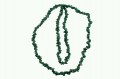 Długi naszyjnik z awenturynu zielonego (kreatywność, zdolności organizacyjne, praca w trudnych warunkach)