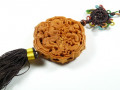 Chiński amulet z symbolem Smok i Feniks, z drzewa sandałowego (szczęście i ochrona dla domu, pozytywne zmiany)