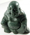 Budda z jadeitu, wysokość 10 cm, waga 580 g (na szczęście i powodzenie życiowe)